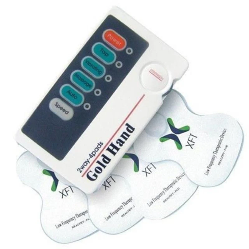 Золотой ручной электрический массажер Сменные подушечки для XFT-502 TENS