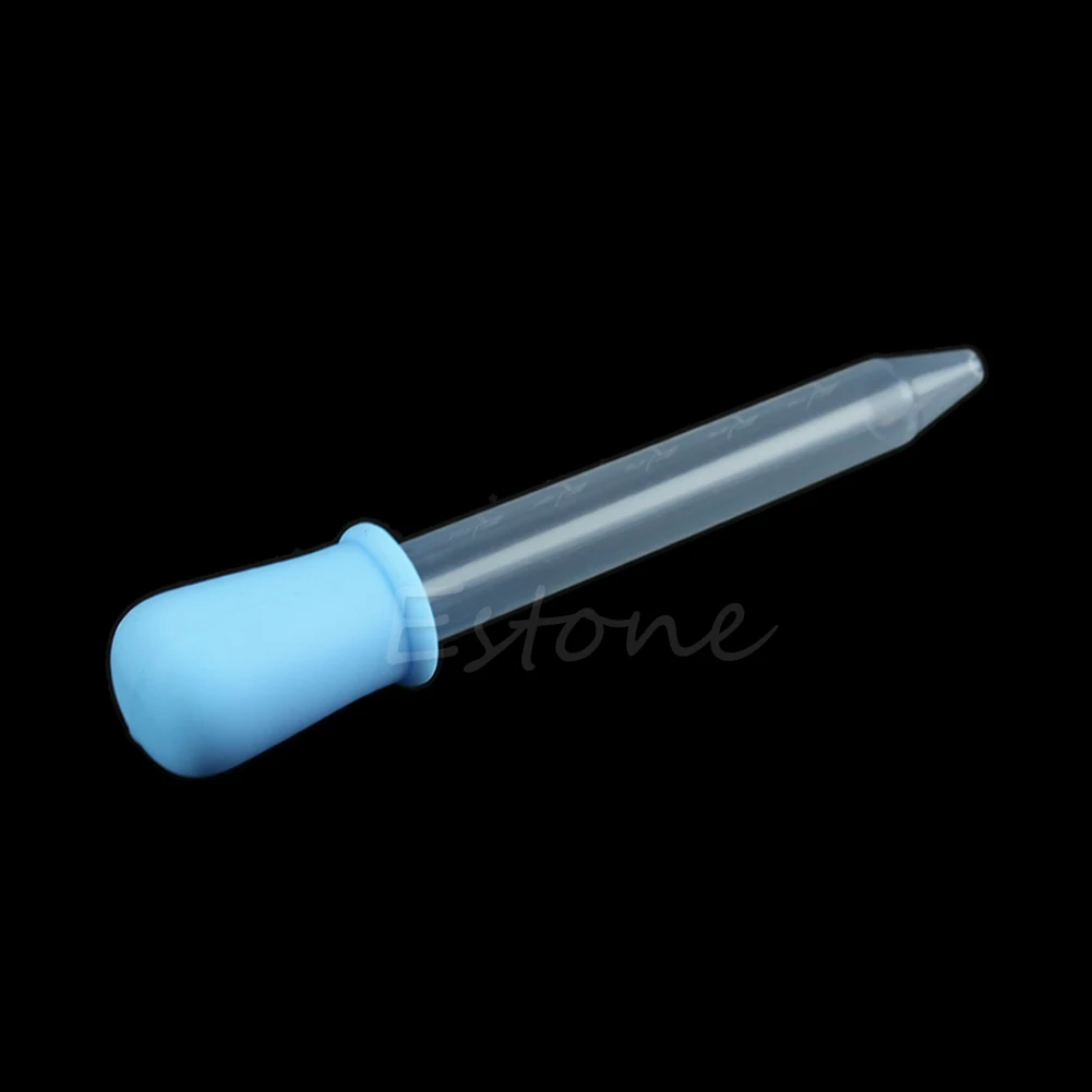 

1PC 5mL Clear Plastic Baby Kids Feeding Medicine Liquid Eye Ear Dropper Pipette 45BF