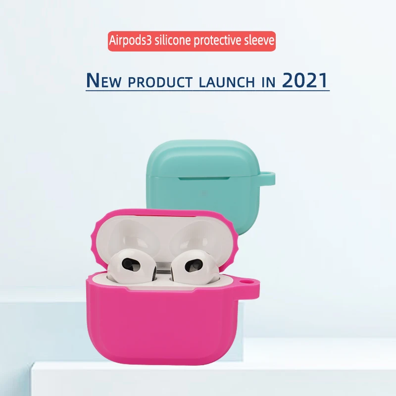 

New Suitable For Airpods Pro Protective Shell Airpodspro3 Generation Protective Cover Apple Bluetooth-compatible Headset Sleeve