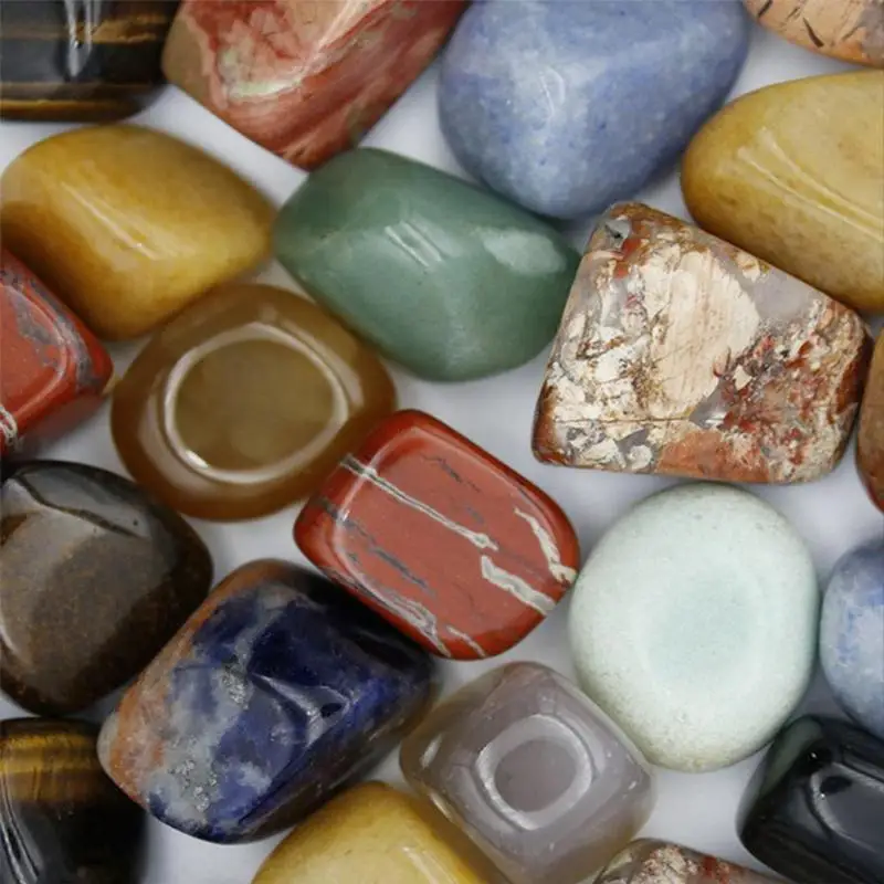 Полированный мощный камень 100 г 1-2 см натуральный кварц смешанные кристаллы