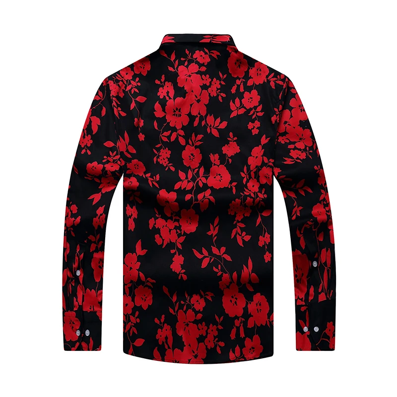10XL 8XL 6XL Men's Cotton Casual print Shirts Long Sleeve Loose Fit Comfortable Brushed Flannel Shirt Leisure Styles Tops | Мужская
