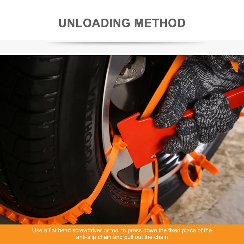 10 шт. противоскользящие цепи для автомобильных шин снега колеса шины кабель