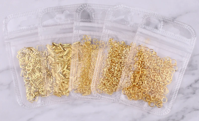 

500*200Pcs Nail Metal Rivets Charms 3D Nail Art Decoration Star + Moon 31 size / shape Nail Studs Rivets 3D Nail Art Decoration