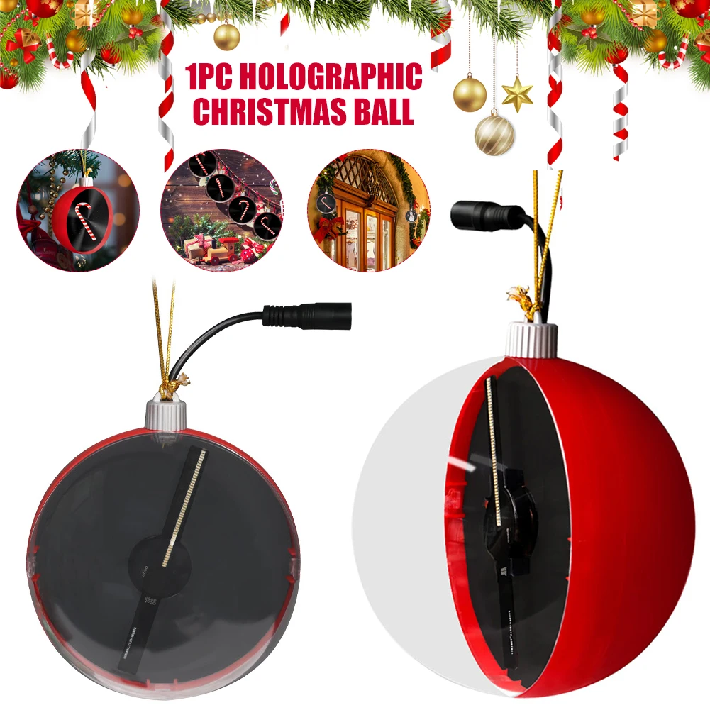 

3D голографический Рождественский шар, украшение для рождественской елки, новинка, забавные подарки украшение для рождественской вечеринки...