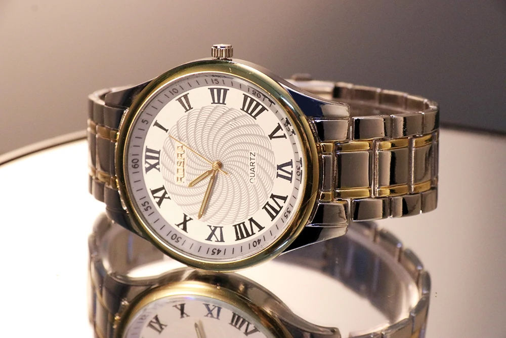 Мужские стальные кварцевые наручные часы relojes hombre мужские часы s серебро золото классические relogio masculino часы erkek kol saati