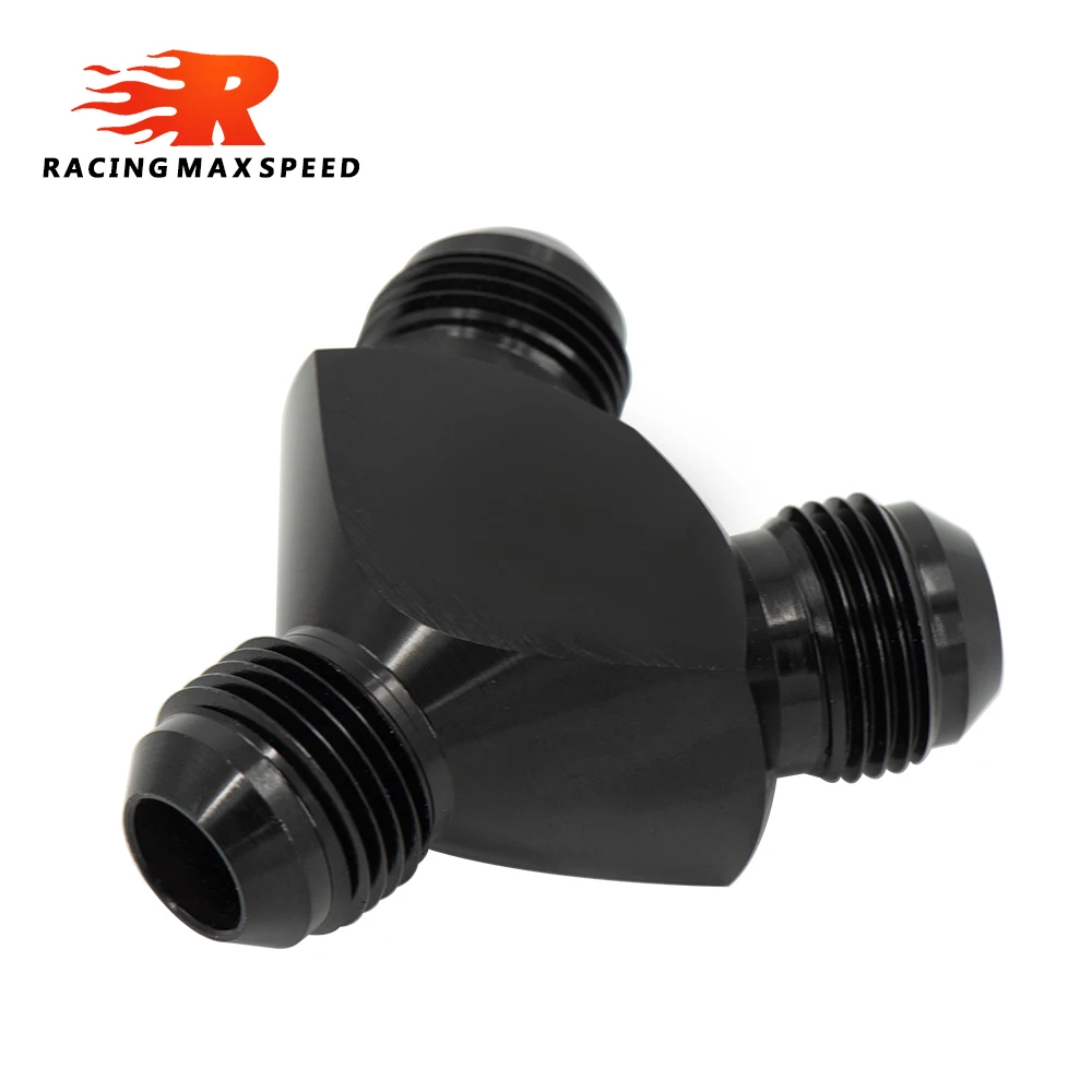 Универсальный алюминиевый Y-образный адаптер для соединения масляной трубы AN6 AN8