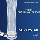 Насадка для душа с турбонаддувом и маленькой талией, ручной кран для Дождевого душа, бытовая большая водяная