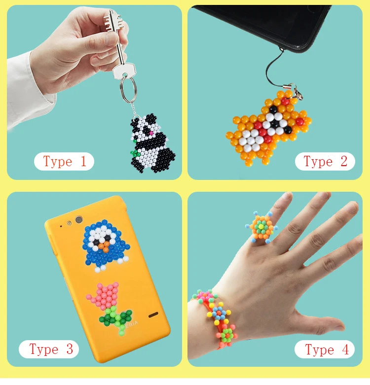 350 шт. водные бусины игрушки для детей Pegboard бусины для девочек diy подарок для творчества рукоделие орбиты мелкая моторика Новинка