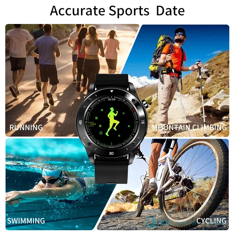 

2021 SmartWatch Men Smart watch For Android IOS Women blood pressure Electronics Sport Clock Fitness Tracker Smart-watch Hours