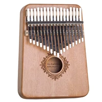 17 key kalimba thumb piano mahogany wooden mbira musical instrumentos africa musicales instruments calimba machine for christmas