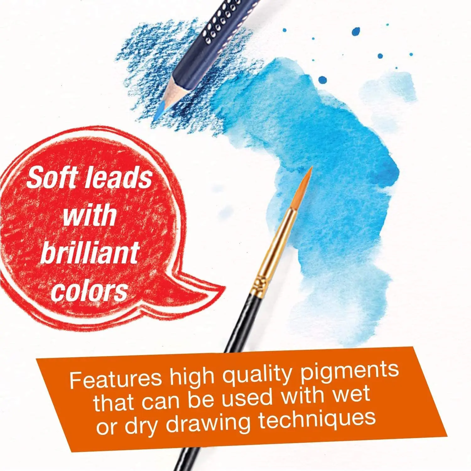 Профессиональные цветные карандаши на водной основе для рисования 12 24 36 48 72 120