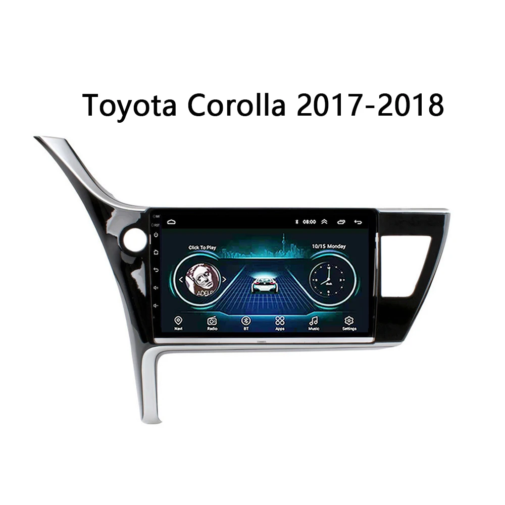 Автомобильный dvd плеер для Toyota Corolla Altis 2017 2018 стерео система gps навигация головное