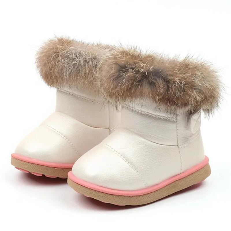 Ботинки для девочек детские ботинки из хлопка зимние толстые теплая