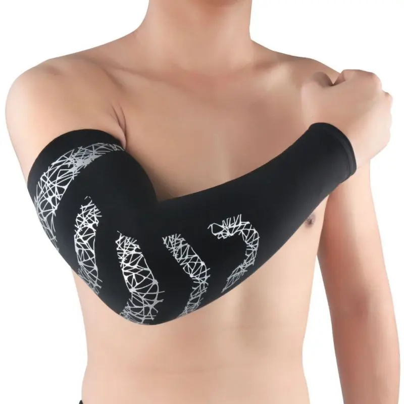 

1pc Breathable Quick Dry UV Protection Running Arm Sleeves Basketball Elbow Pad Fitness Armguards Cycling Elbow Pads