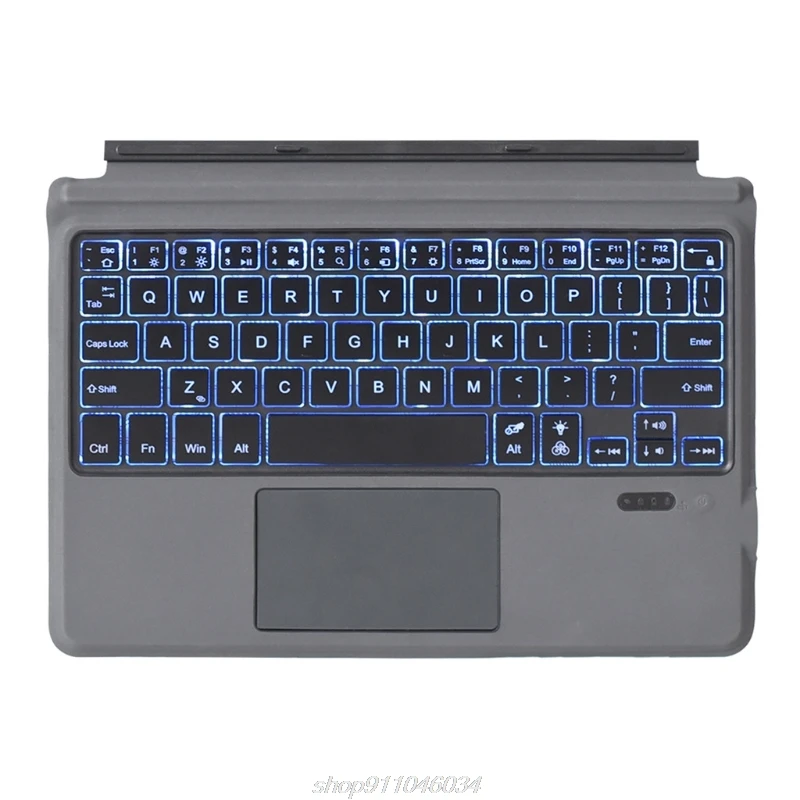 Ультратонкая Беспроводная Bluetooth Клавиатура Trackpad для Microsoft Surface Go/Go 2 с подсветкой