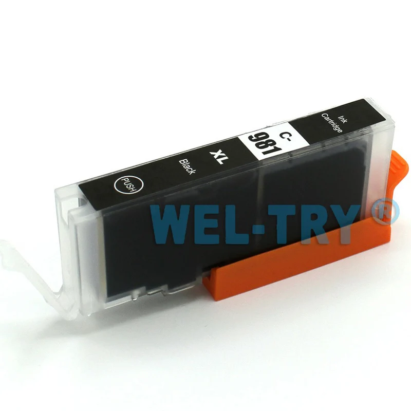 PGI-980 PGBK CLI-981 картридж для Canon TS6290 TS8190 TS8195 TS8290 TS9590 полные чернила с чипами |