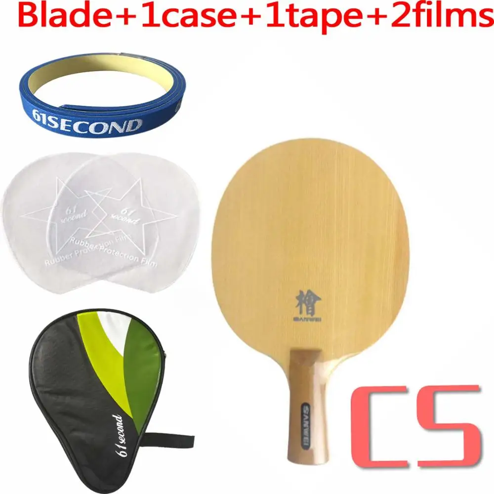 CS with H 1 case Sanwei H10 лезвие для настольного тенниса - Цвет: CS with H 1 case
