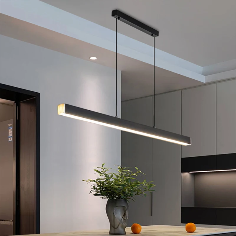 

Minimalist Minimalist Led long Dining table Dning Room Bar Chandelier Iiving Room Decor Dine Iamp