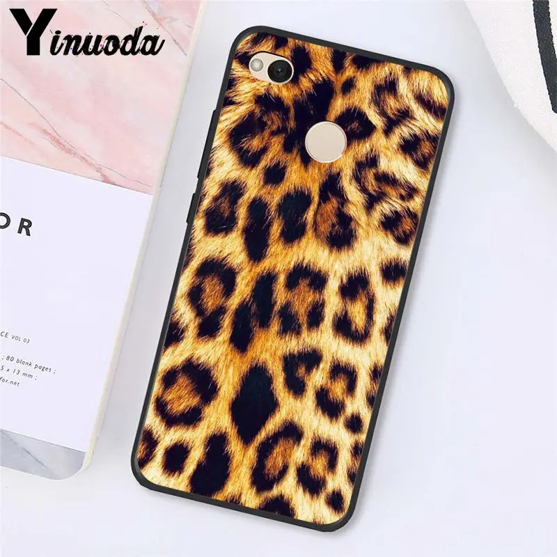Yinuoda модные с животными Леопардовый принт чехол для телефона для Xiaomi mi5 6 A1 A2 Lite Mi9 9SE mi8lite 8explorer Pocophone F1