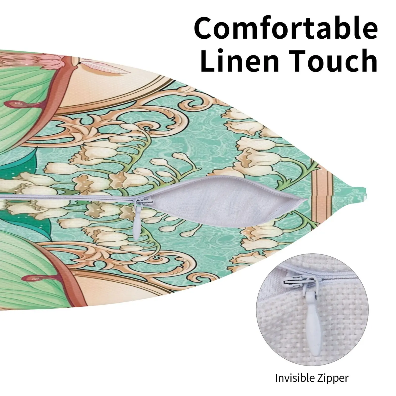 Наволочка Moon Moth с надписью хлопковая льняная наволочка помпоном Лунная лунная