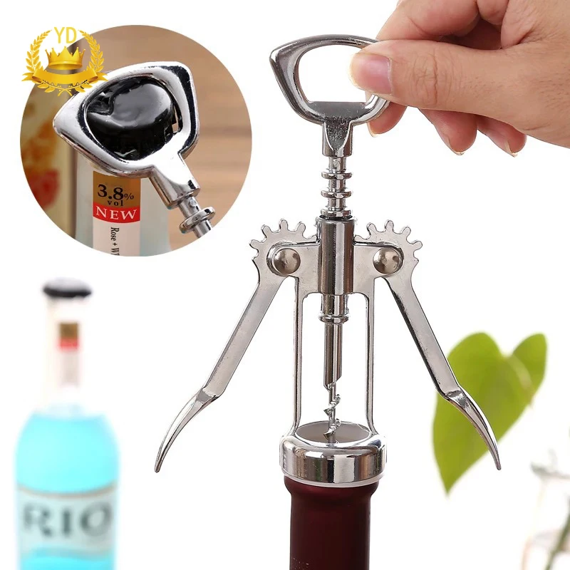 

2021NEW Professional Pressure Corkscrew Red Wine Opener Bar Accessories Champagne Grape Stainless Steel Wine Bottle Opener