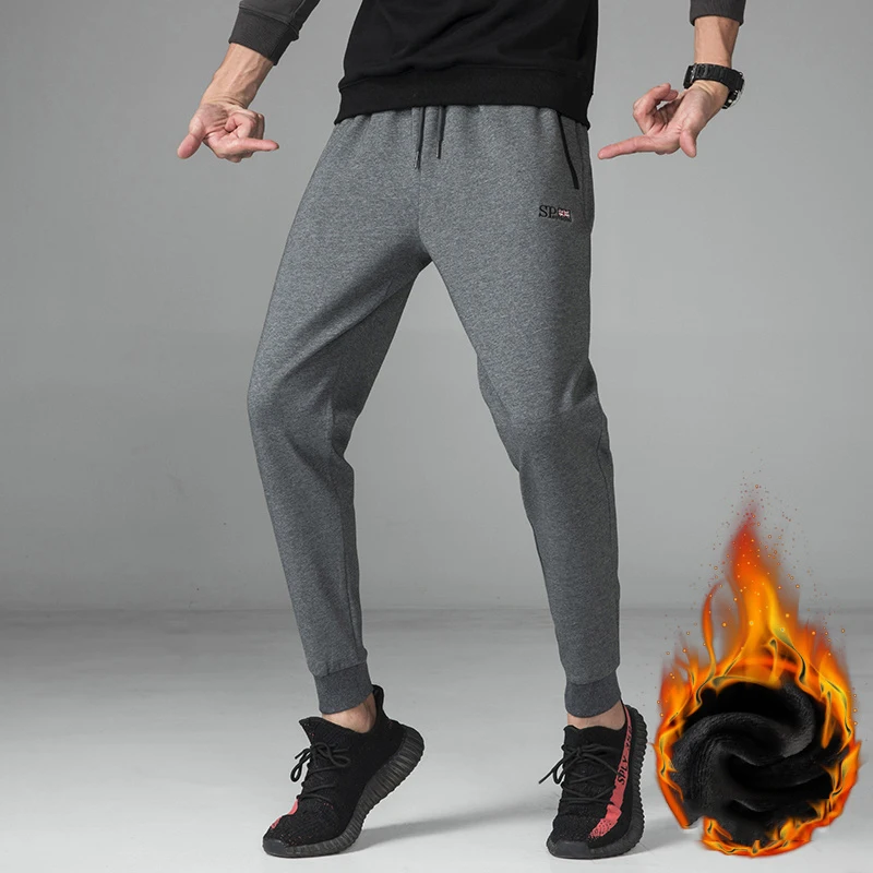 

KKSKY Oversize Joggers Pants Men Winter Warm Streetwear Sweatpants Male Black Sport Running Trousers Harem Pantalones Hombre New