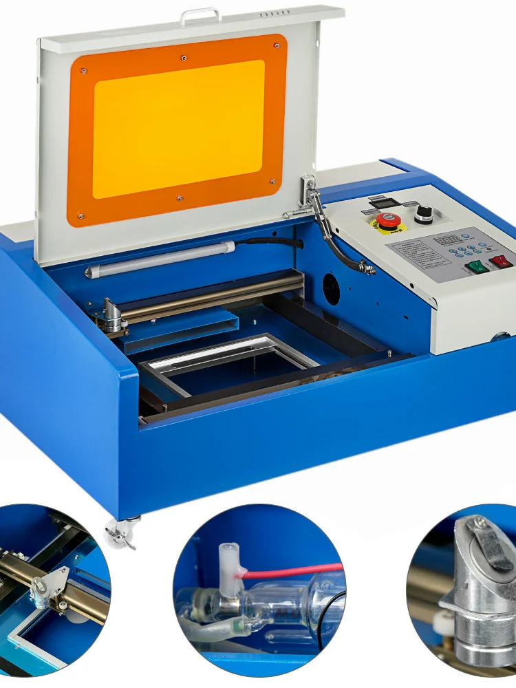 Лазерный гравировальный станок 40 Вт CO2 лазерный гравер с площадью гравировки 300x200