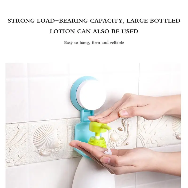 Настенный крепкий держатель на присоске для мыла вешалка ванной комнаты гель