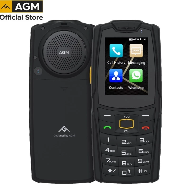 Фото AGM M7 4G Водонепроницаемая прочная клавиатура 1 ГБ 8 2500 мАч сенсорный экран телефон с