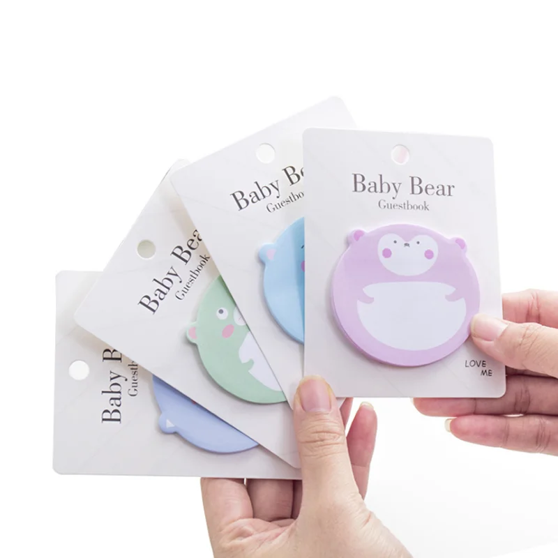 

1pc Little Bear Planner Sticky Notes Tearable Notepad Memo Pad Scrapbook Office School Supplies Stationery Notebooks Stickers