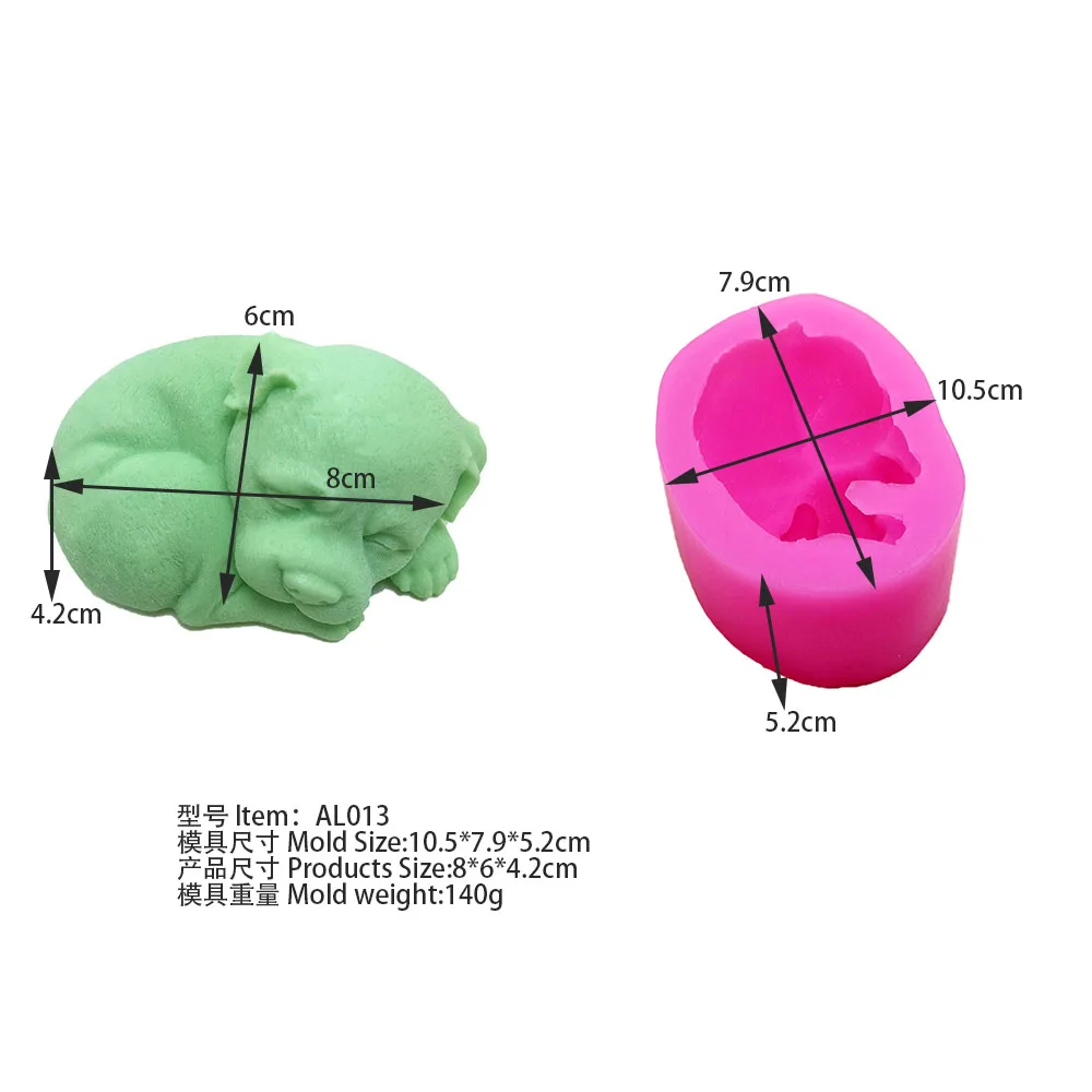 Силиконовая форма для мыла в виде хот-дога силиконовая животных AL013 BKSILICONE | Дом и