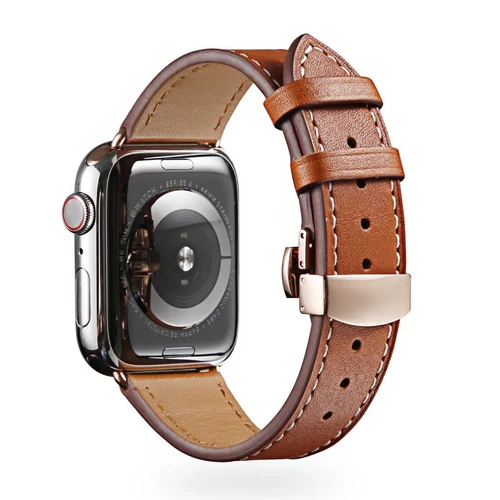 3 Бабочка Туфли с ремешком и пряжкой для наручных часов Iwatch, 4/3/2/1 ремешок для наручных часов Apple Watch, версии 3, 4 года группа 44 мм 40 мм, 42 мм, 38 мм, версия ремень из натуральной кожи браслет - Цвет ремешка: 3