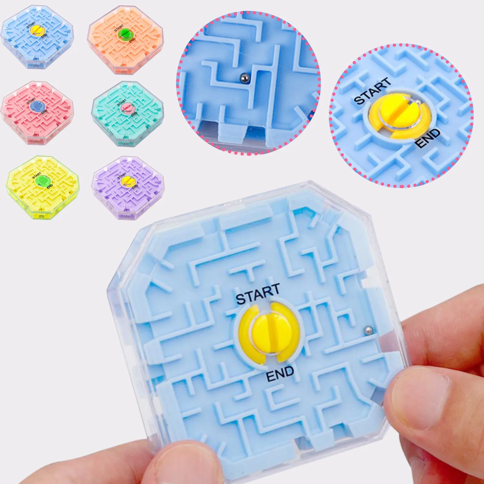 

Puzzle Spherical Maze 3d Gravity Memory Sequential Maze Ball Puzzle Toy Gifts For Kids Adults Labyrinth Unlock Montessori Toys