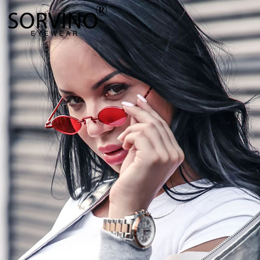 SORVINO дизайнерские маленькие красные Квадратные Солнцезащитные очки для женщин