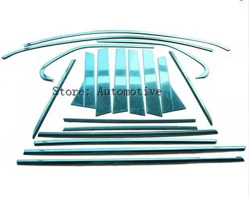 Стальная верхняя + Нижняя Центральная Крышка для порога оконной рамы 18 шт. Volvo XC60