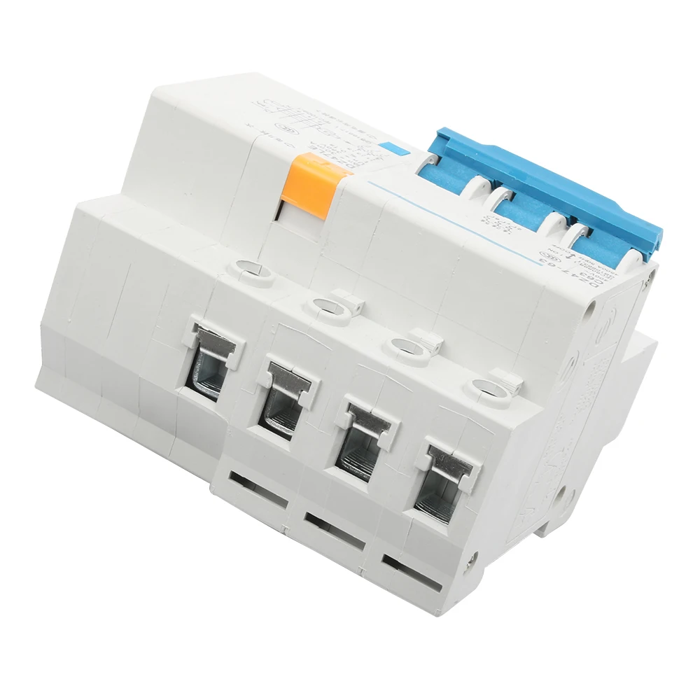 DZ47LE-63 3P 6A 10A 16A 20A 25A 400V 50/60HZ 32A 40A 63A автоматический выключатель остаточного тока
