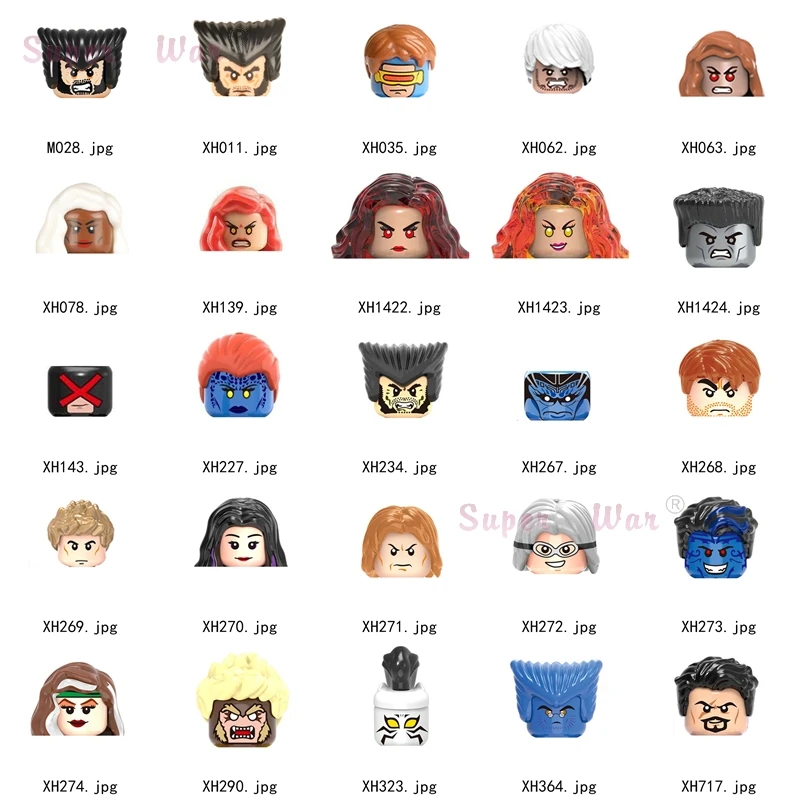 

Single Figures Head accessories Building Blocks toys Series-022