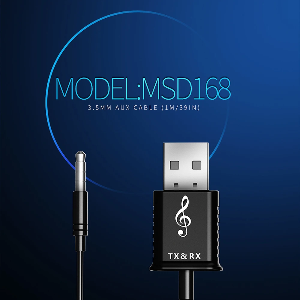 Новинка USB Bluetooth 5 0 передатчик и приемник 3 мм Hi Fi стерео AUX 4 в 1 bluetooth адаптер