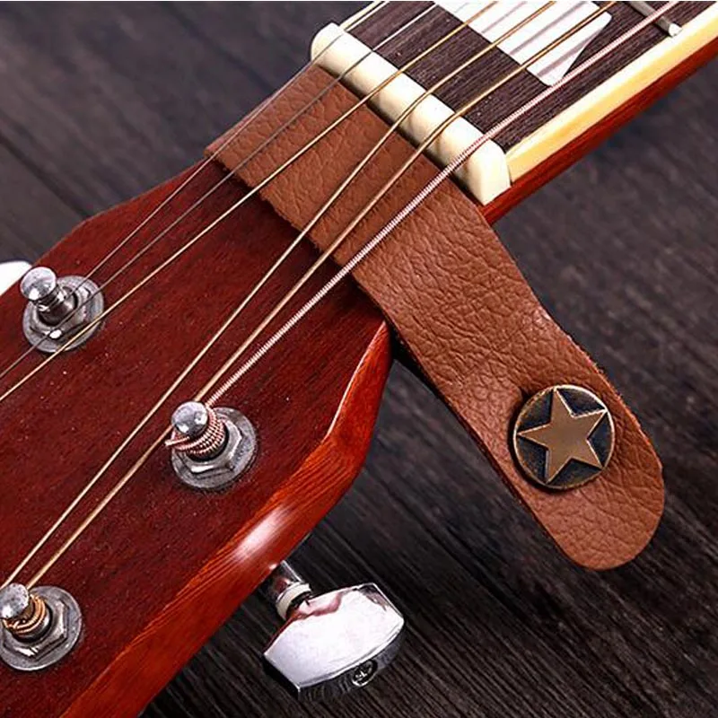 leder gitarre neck strap halter taste kopfplatte adapter einstellbare gitarre strap gürtel für akustische elektrische klassische gitarre bas