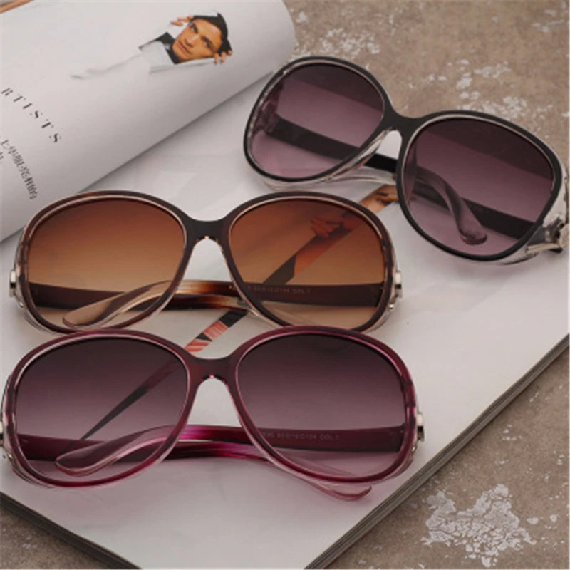 Модные женские солнцезащитные очки Европейский тренд Ретро дизайн оправа модные
