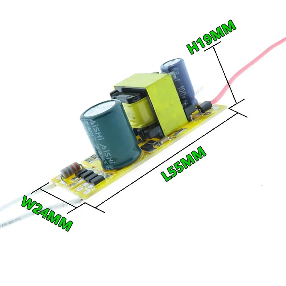 Адаптер для светодиодного драйвера источник питания 12 Вт 13 14 15 16 17 18 21 24 25 28 30 300 мА
