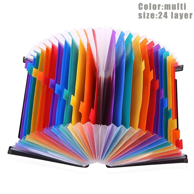 13/24 карманов расширение папки файлов работает аккордеон офис A4 Органайзер