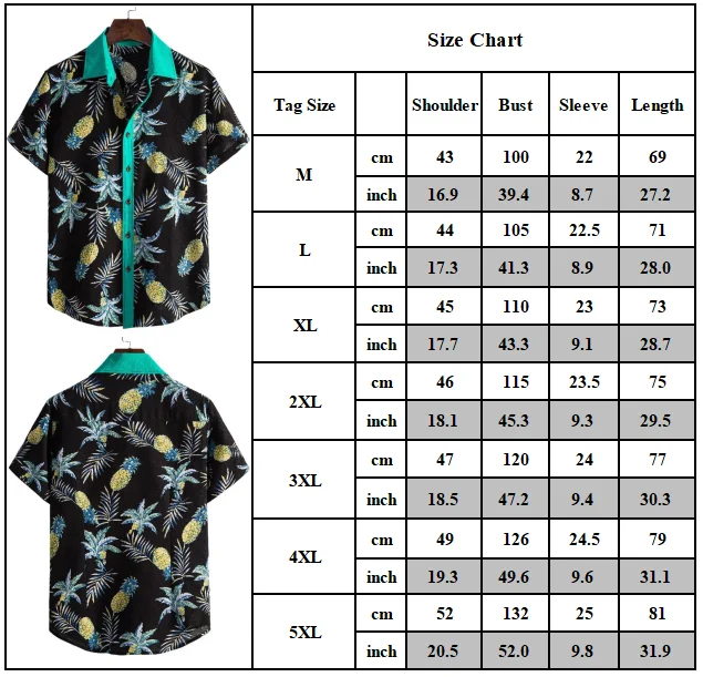 

Mens Hawaiian Shirt Stag Beach Hawaii Aloha Summer Holiday Fancy Button Down Top