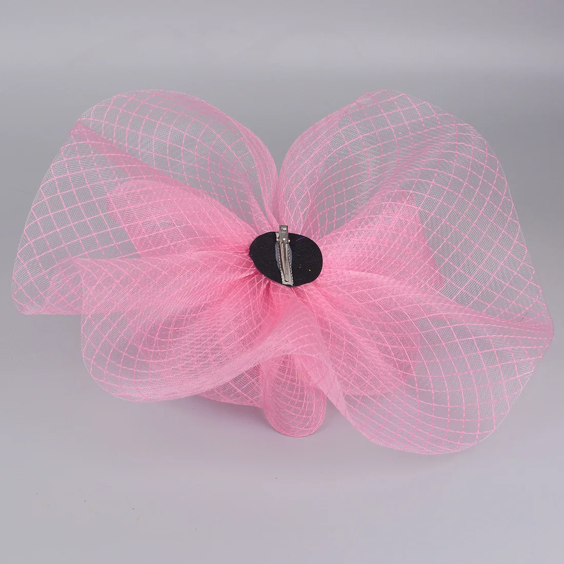 

New Exagerated large gauze feather hair ornaments stage show a top hat head flower hair hoop photo studio hairpin