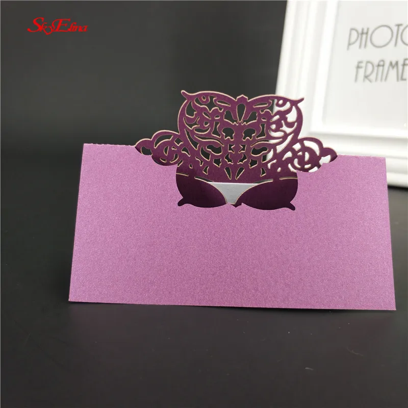 50 шт. карточки с лазерной резкой на сиденье винограда | Дом и сад