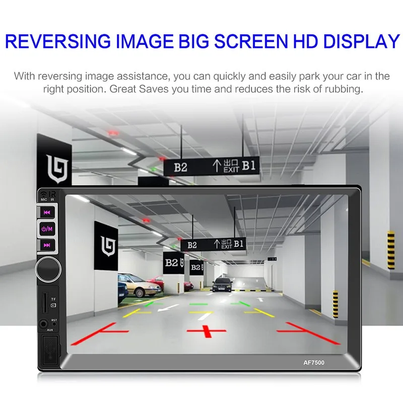 Автомобильный мультимедийный плеер 2 Din FM радио Bluetooth беспроводная стереосистема