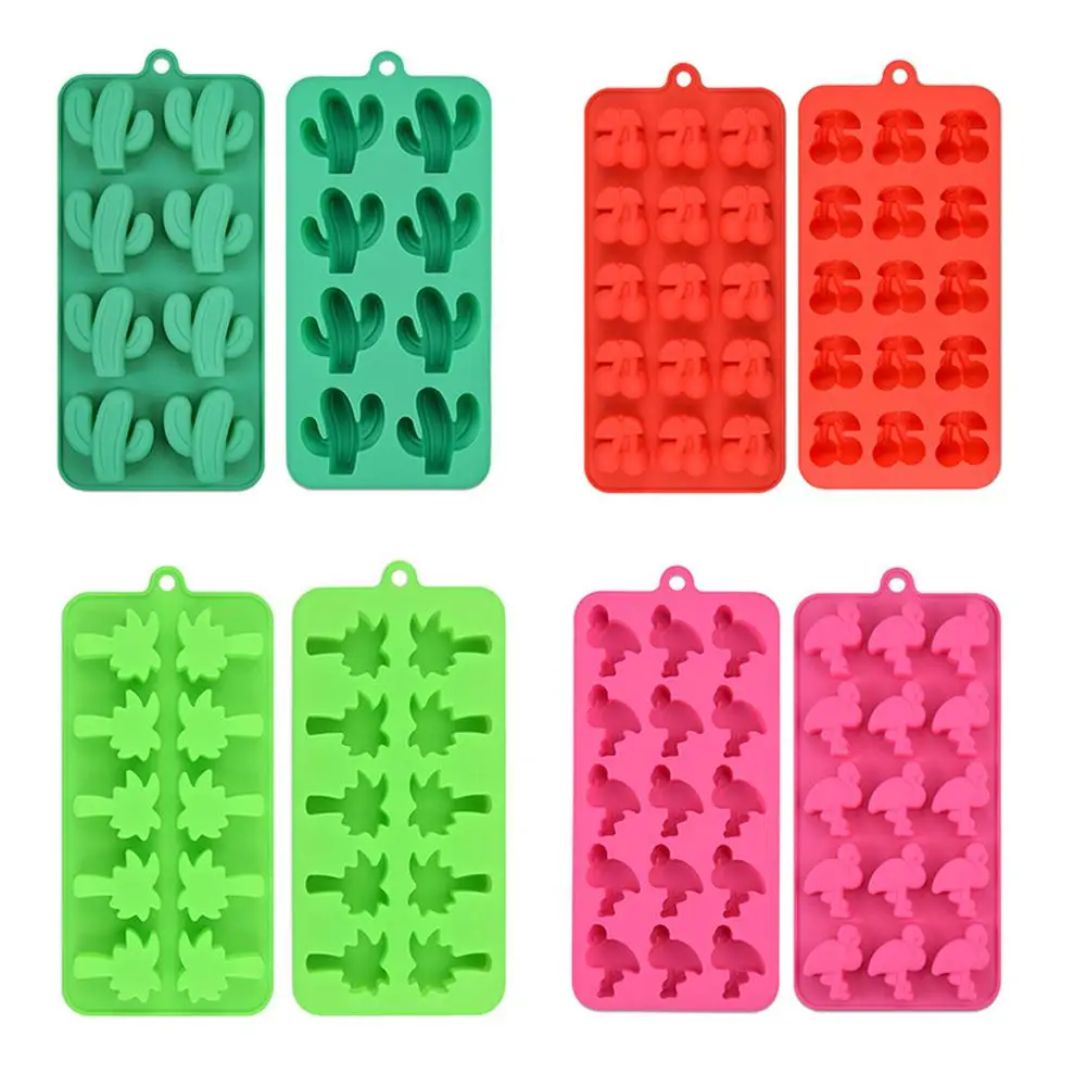 

Maple Cactus Cherry Flamingo Silicone Mold Cake Baking Tools DIY Ice Tray Chocolate Mould Pastry Bread Cake Decoration Tools