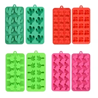 maple cactus cherry flamingo silicone mold cake baking tools diy ice tray chocolate mould pastry bread cake decoration tools