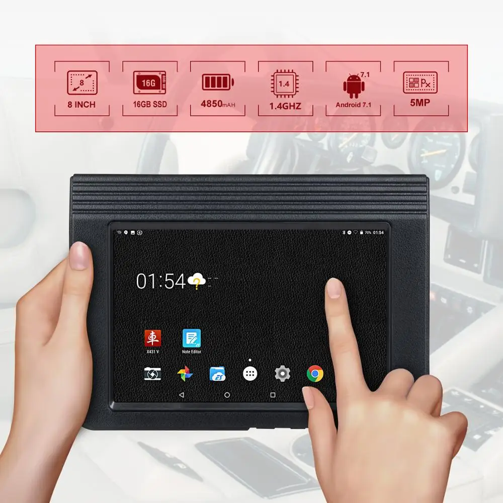 LAUNCH X431 V 8 дюймов Android PAD диагностический инструмент 2 года бесплатное обновление DBScar адаптер easydiag X-431 pro pro3 OBD2 Авто сканер