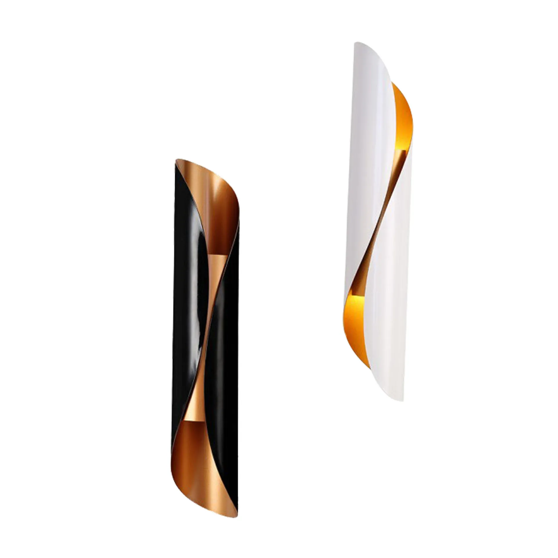 

Modern Aluminum tube wall light G9 Light fixtures gold black Nordic restaurant living room aisle corridor balcony wall lamp